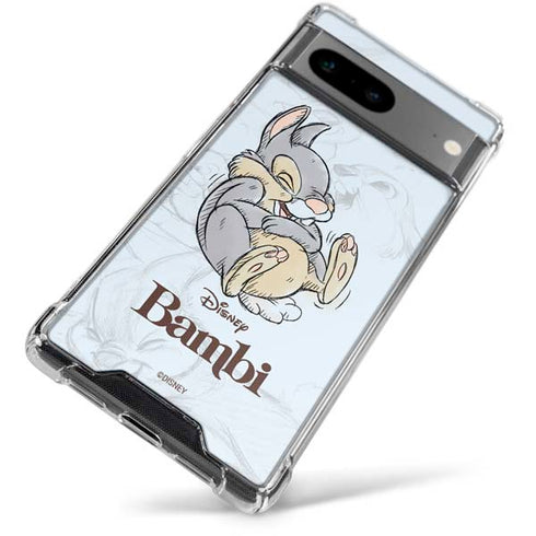 Disney Bambi Thumper Sketched portrait Google Pixel 7a Clear Case